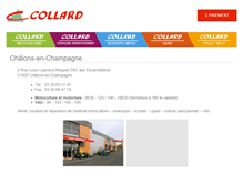 Tablet Screenshot of groupe-collard.com